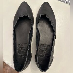 Valentina Leather Ballet Flats
